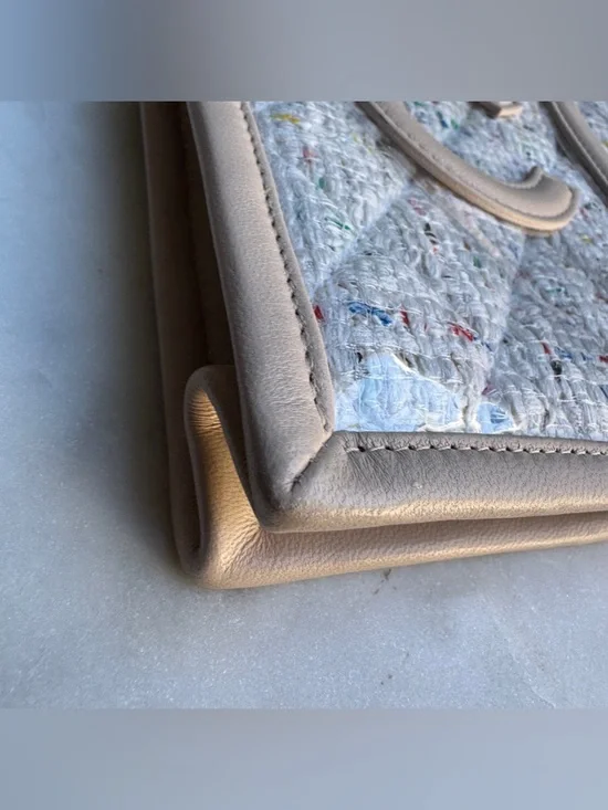 Chanel Tweed PVC Large Wristlet Clutch - Picture 15 of 16